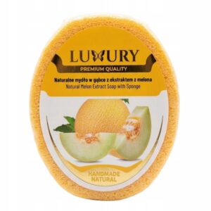NATURALNE MYDŁO W GĄBCE Z EKSTRAKTEM MELONA LUXURY 135g