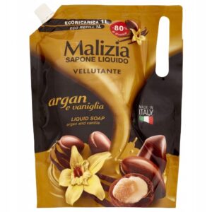 MALIZIA Mydło w Płynie Zapas 1L Argan & Wanilia