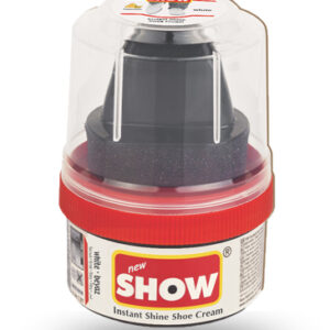 SHOW KREM PASTA DO NABŁYSZCZANIA BUTÓW Z GĄBKĄ APLIKUJĄCĄ BLASK BIAŁY
