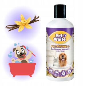 PET WHITE SHAMPOON NABŁYSZCZAJĄCY DLA PSÓW I KOTÓW O ZAPACHU WANILIA