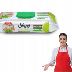 CHUSTECZKI DO SPRZĄTANIA ZAPACH LIME 1X50SZT EASY CLEAN SLEEPY