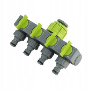 OGRODOWY ROZDZIELACZ WODY 4-KIERUNKOWY – 1", 3/4", 1/2"
