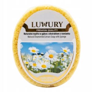 NATURALNE MYDŁO W GĄBCE Z EKSTRAKTEM Z RUMIANKU LUXURY 135g