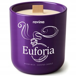 RAVINA ŚWIECA SOJOWA ZAPACHOWA AROMATYCZNA EUFORIA 420G