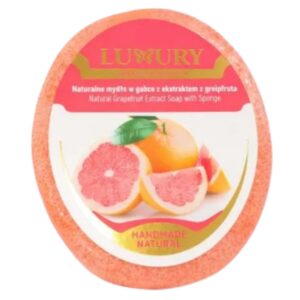 NATURALNE MYDŁO W GĄBCE Z EKSTRAKTEM Z GREJPFRUTA 135g