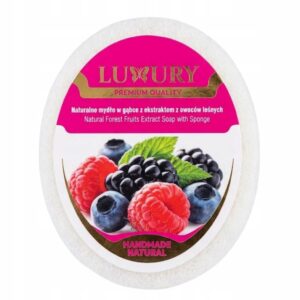 NATURALNE MYDŁO W GĄBCE Z EKSTRAKTEM Z OWOCÓW LEŚNYCH LUXURY 135g