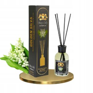 ZAPACHY DO DOMU GOLDEN SILVA PATYCZKI 110ML ZAPACH KONWALIA DYFUZOR