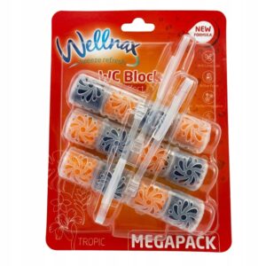 WELLNAX Kostki WC 3 szt. TROPIC Odświeżanie i Higiena Toalety