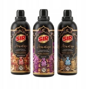 SIR DUBAJ EDITION skoncentrowany płyn do płukania tkanin zestaw 3x 750ml