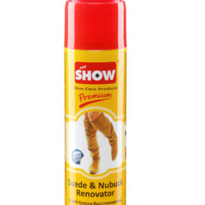 SHOW SPRAY DO RENOWACJI ZAMSZU I NUBUKU NASADKA PĘDZEL 250ML OPALONY