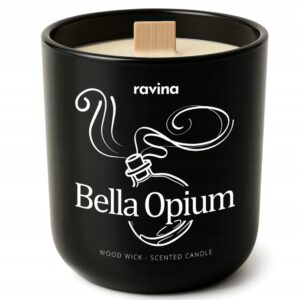 RAVINA ŚWIECA SOJOWA ZAPACHOWA AROMATYCZNA BELLA OPIUM 420G