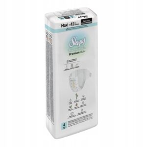 Sleepy Bio Natural Premium Plus+ 4 Maxi 42 szt Ekologiczne pieluchy