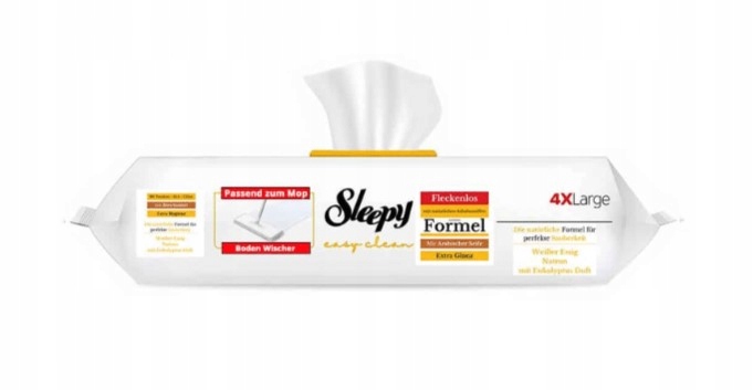 WKŁADY DO MOPA NAWILŻANE ŚCIERKI JEDNORAZOWE SLEEPY 1X50 4XL - obrazek 3
