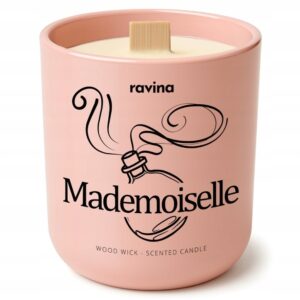 RAVINA ŚWIECA SOJOWA ZAPACHOWA AROMATYCZNA MADEMOISELLE 420G
