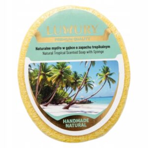NATURALNE MYDŁO W GĄBCE O ZAPACHU TROPIKALNYM LUXURY 135g