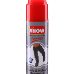 SHOW SPRAY DO RENOWACJI ZAMSZU I NUBUKU NASADKA PĘDZEL 250ML SZARY