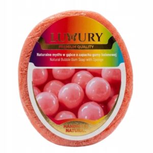 NATURALNE MYDŁO W GĄBCE O ZAPACHU BUBBLEGUM LUXURY 135g