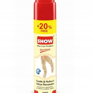 SHOW SPRAY DO RENOWACJI ZAMSZU I NUBUKU NASADKA PĘDZEL 250ML+20% NEUTRALNY