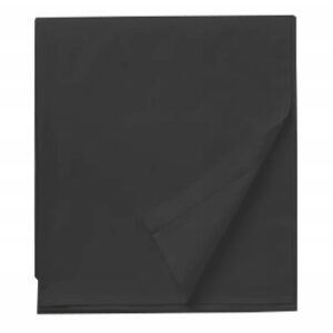 PRZEŚCIERADŁO BEZ GUMKI TRADYCYJNE LUXURY 90x200cm CZARNY