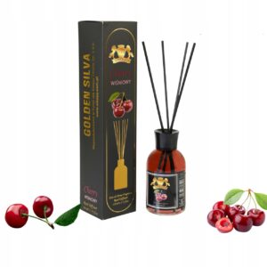ZAPACH DO DOMU DYFUZOR PATYCZKI ODŚWIEŻACZ 110ML W ZAPACHU WIŚNIOWY