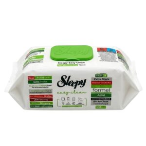 Chusteczki czyszczące XXL Sleepy Easy Clean APPLE 100 szt.