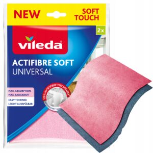 VILEDA Actifibre Soft ściereczka uniwersalna do różnych powierzchni 2szt.