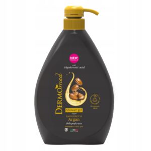 Dermomed Żel pod Prysznic Argan 1 Litr Hialuronowe Nawilżenie