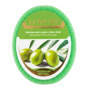NATURALNE MYDŁO W GĄBCE Z OLIWĄ Z OLIWEK LUXURY 135g