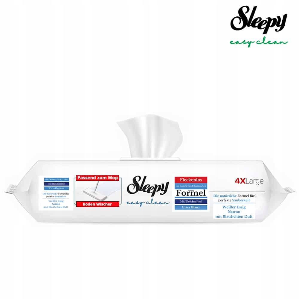 WKŁADY DO MOPA NAWILŻANE ŚCIERKI JEDNORAZOWE SLEEPY 1X50 4XL - obrazek 3