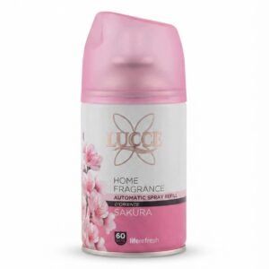 ODŚWIEŻACZ LUCCE SAKURA SPRAY ŚWIEŻY KWIATOWY AROMAT DO DOMU ZAPAS 250ML