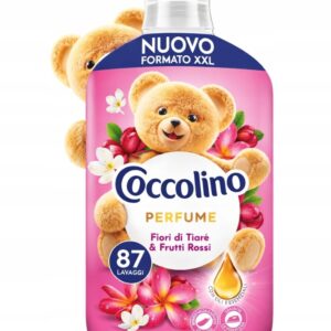 PŁYN DO PŁUKANIA TKANIN COCCOLINO KONCENTRAT FIORI DI TIARE 1,8L 87PŁUKAŃ