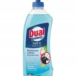 DUAL POWER Płyn do mycia naczyń Soda i Mięta 1L