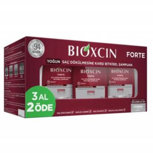 Bioxcin Forte zestaw prezentowy szampon przeciw wypadaniu włosów 3 x 300 ml
