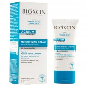 KREM DO CERY TŁUSTEJ MISZANEJ TRĄDZIKOWEJ ACNIUM BIOXCIN NAWILŻAJĄCY 50ML