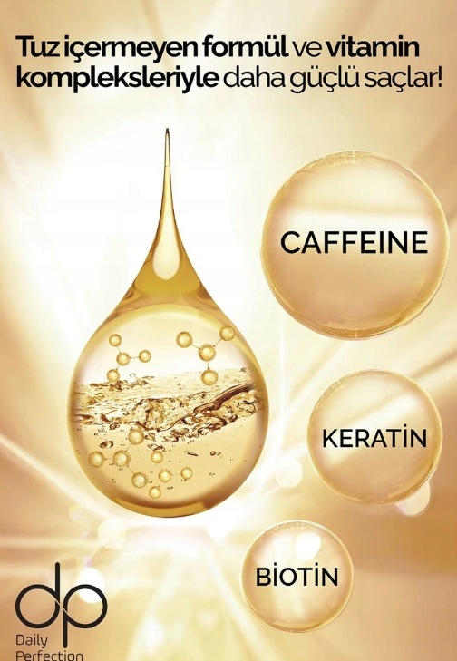 DP SZAMPON DO WŁOSÓW KOFEINA+KERATIN+BIOTIN PRZECIW WYPADANIU WŁOSÓW 425ML - obrazek 5