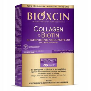 Bioxcin Collagen&Biotin Szampon wzmacniająco dodający objętości 300 ml
