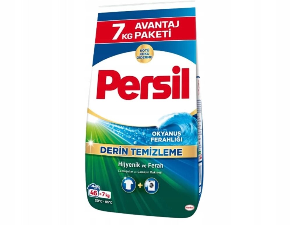 PROSZEK DO PRANIA DO BIAŁEGOO ZAPACHU OCEAN 7 KG 46 PRAŃ
